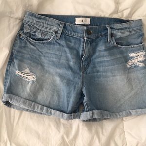 Distressed Lou & Grey Jean Shorts